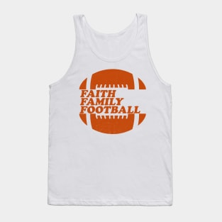 Faith Family Football Tank Top